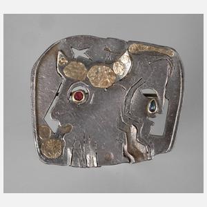 Herbert Zeitner Brosche Minotaurus