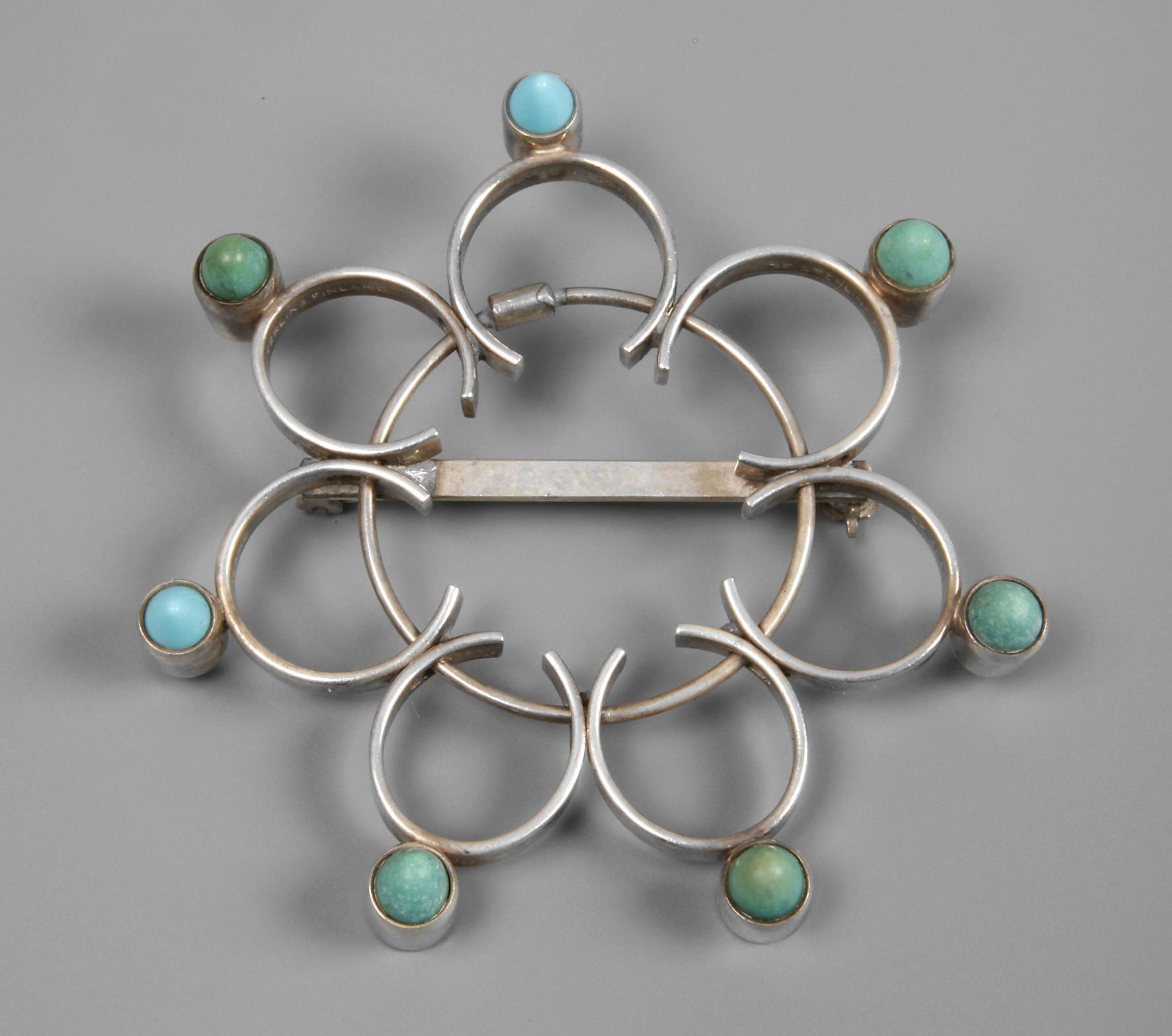 Silberbrosche Finnland