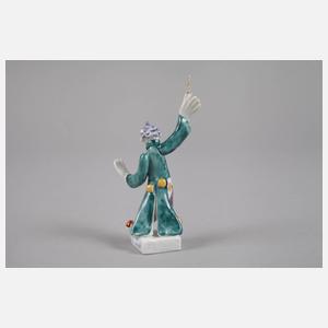 Meissen Clown als Dirigent