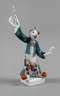 Meissen Clown als Dirigent