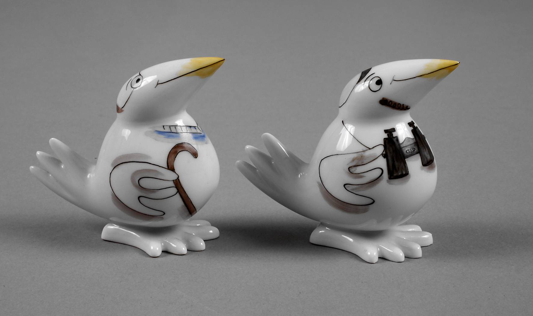 Meissen karikatives Vogelpaar