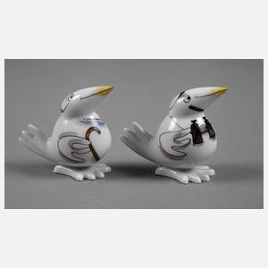 Meissen karikatives Vogelpaar