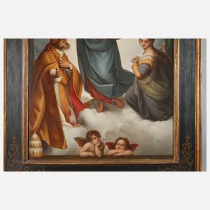 KPM Berlin große Bildplatte ”Sixtinische Madonna”