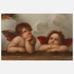 KPM Berlin große Bildplatte ”Sixtinische Madonna”