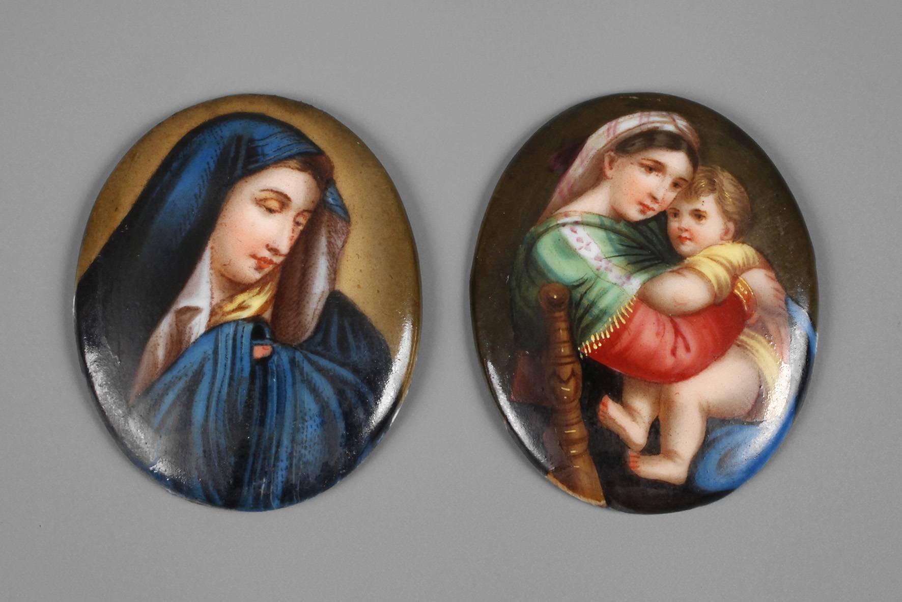 Paar christliche Miniaturen