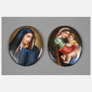 Paar christliche Miniaturen