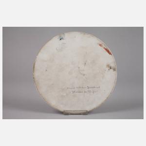 Porzellanplatte Madonna della Sedia nach Raffael