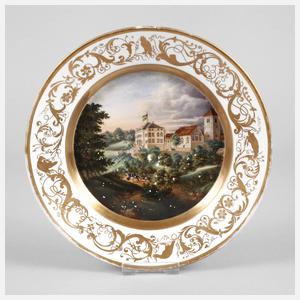 Ansichtenteller Biedermeier