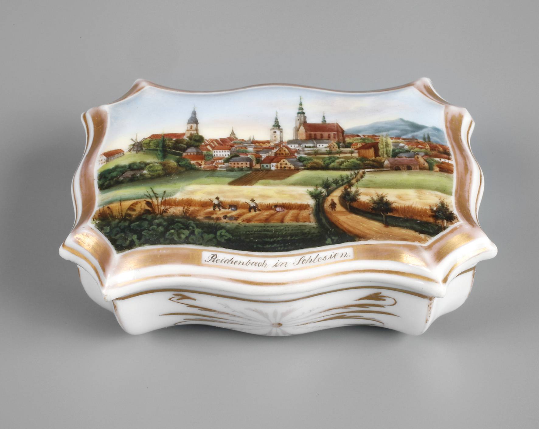 Ansichtendose Reichenbach in Schlesien
