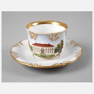 Ansichtentasse ”Jagatschütz in Schlesien”