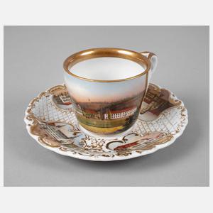 Ansichtentasse Heinrichshall und Arnstadt