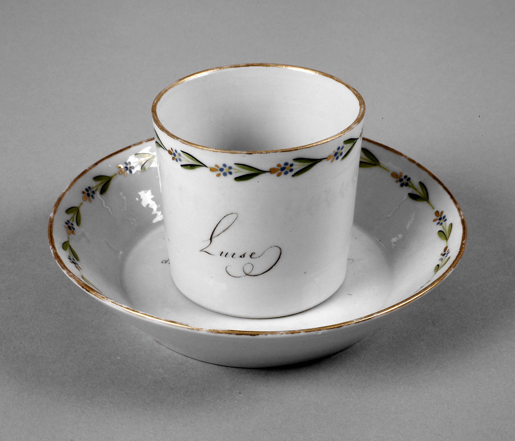 Biedermeier Tauftasse ”Luise”