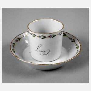 Biedermeier Tauftasse ”Luise”