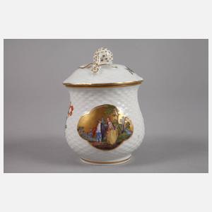 Höchst barocke Deckeltasse