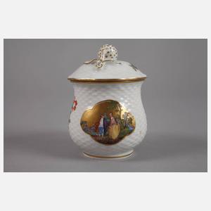 Höchst barocke Deckeltasse