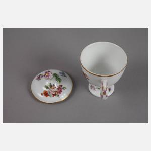 KPM Berlin klassizistische Deckeltasse