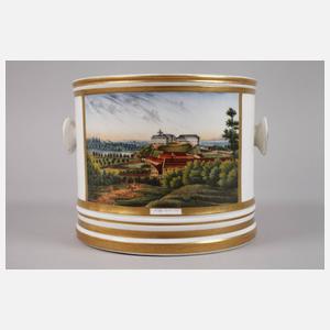 KPM Berlin Tabaktopf mit Ansichten