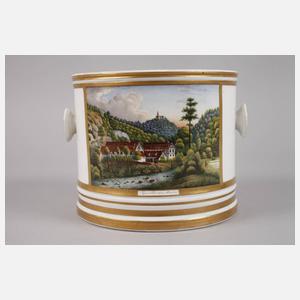 KPM Berlin Tabaktopf mit Ansichten