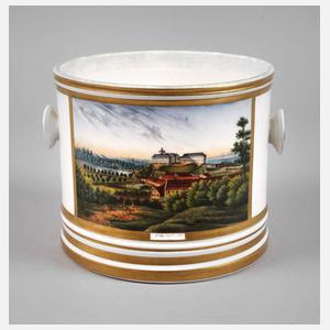 KPM Berlin Tabaktopf mit Ansichten