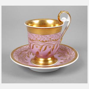 KPM Sammeltasse Biedermeier