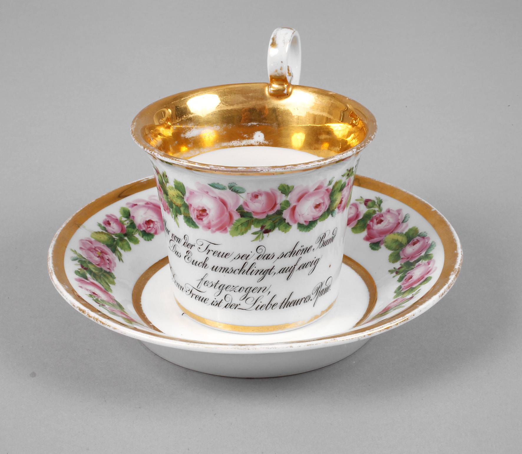 Meissen Andenkentasse zur Hochzeit