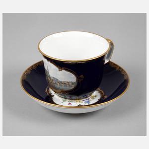 Meissen Ansichtentasse Dresden