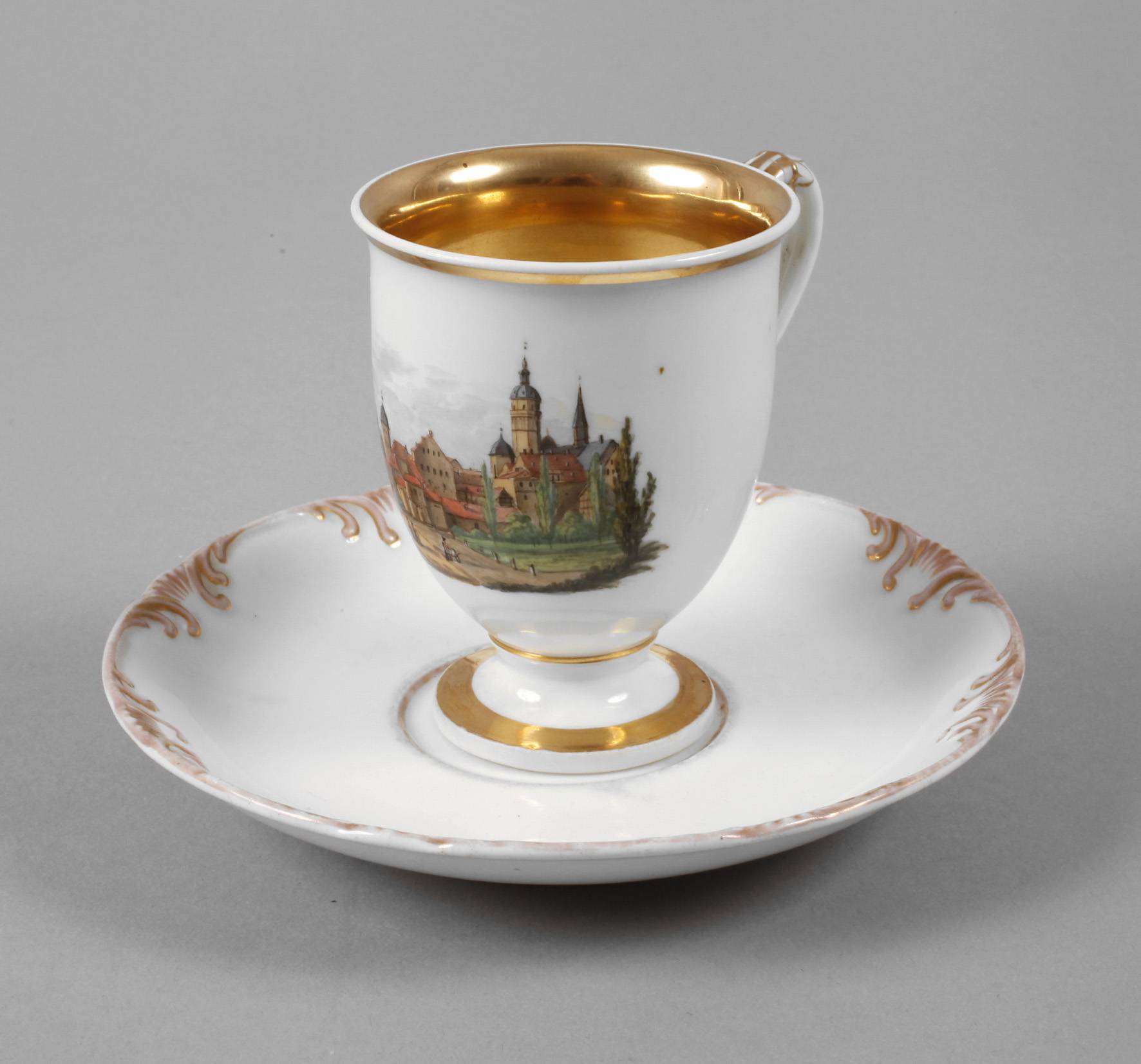 Meissen Ansichtentasse Leipzig