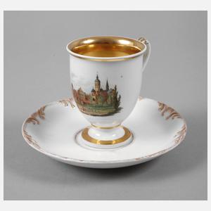 Meissen Ansichtentasse Leipzig