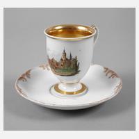 Meissen Ansichtentasse Leipzig111