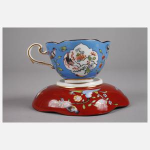 Meissen Tasse und Untertasse Kakiemondekor