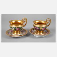 Paar große Kakaotassen111