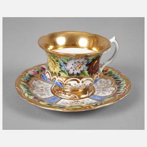 Sammeltasse Blumenmalerei