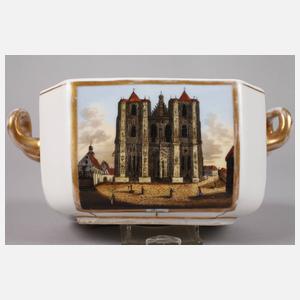 Zuckerdose Ansicht des Regensburger Doms