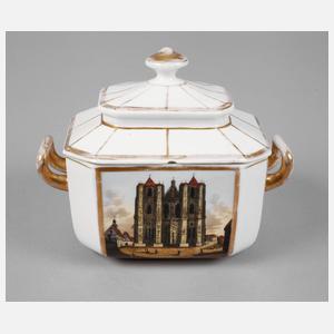 Zuckerdose Ansicht des Regensburger Doms