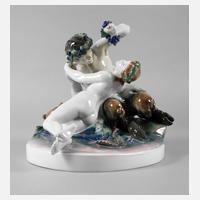 Karl Ens Volkstedt ”Bacchanal - Satyr und Nymphe”111