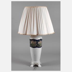 Fraureuth Stehlampe Eichblattdekor