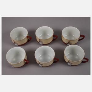 Moschendorf Kakaoservice Schokoladenmädchen