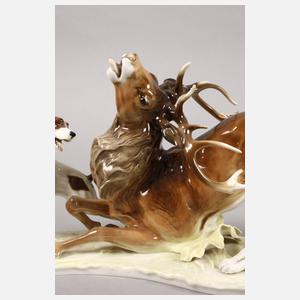 Hutschenreuther große Jagdgruppe