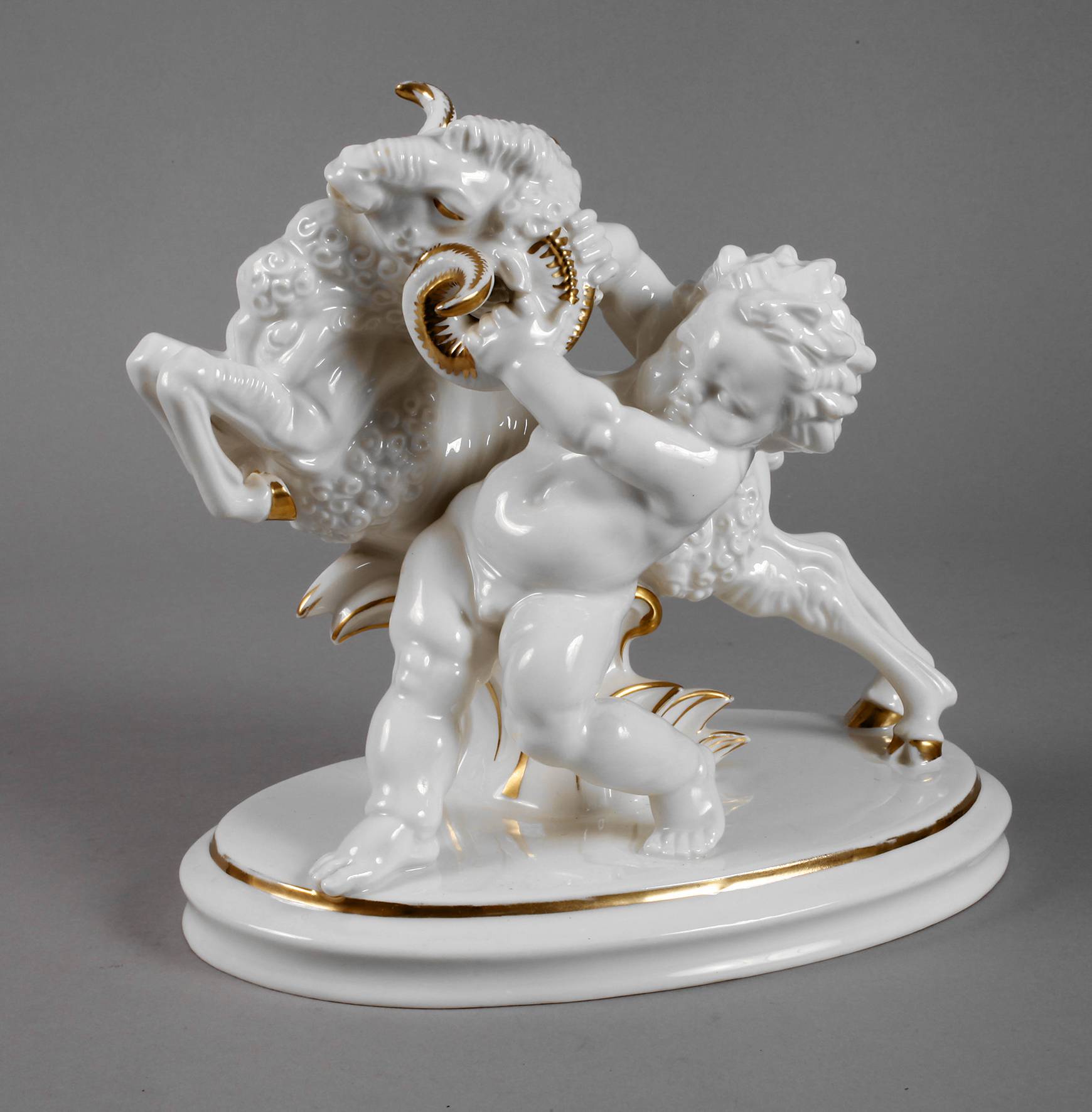 Hutschenreuther Putto mit Widder