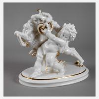 Hutschenreuther Putto mit Widder111