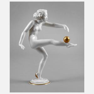 Hutschenreuther Tänzerin mit Goldkugeln