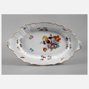 Meissen große Platte Brandensteiner Relief