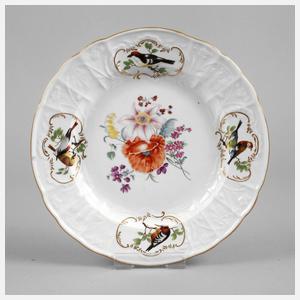 Meissen Teller mit Vogelmotiven