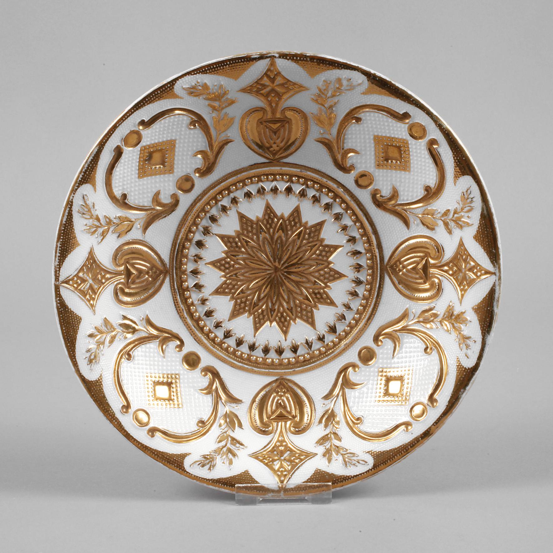 Meissen Prunkschale Biedermeier