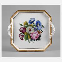 Meissen Tablett Blütenbukett111