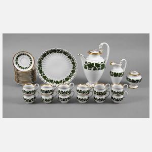 Meissen Kaffeeservice Weinlaubdekor