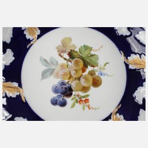 Meissen Prunkteller Traubendekor