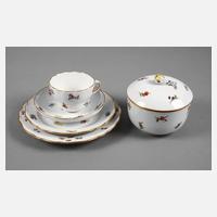 Gedeck und Zuckerdose Streublümchen111