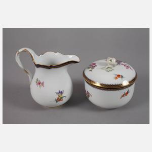 Meissen Kaffeeservice Kobaltrand