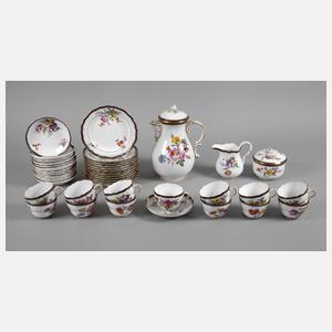 Meissen Kaffeeservice Kobaltrand